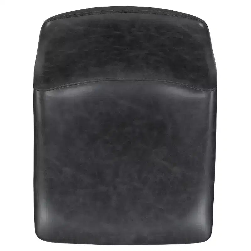 Emma and Oliver Set of 2 Kitchen Counter Height Stool - 24 Inch LeatherSoft Barstool