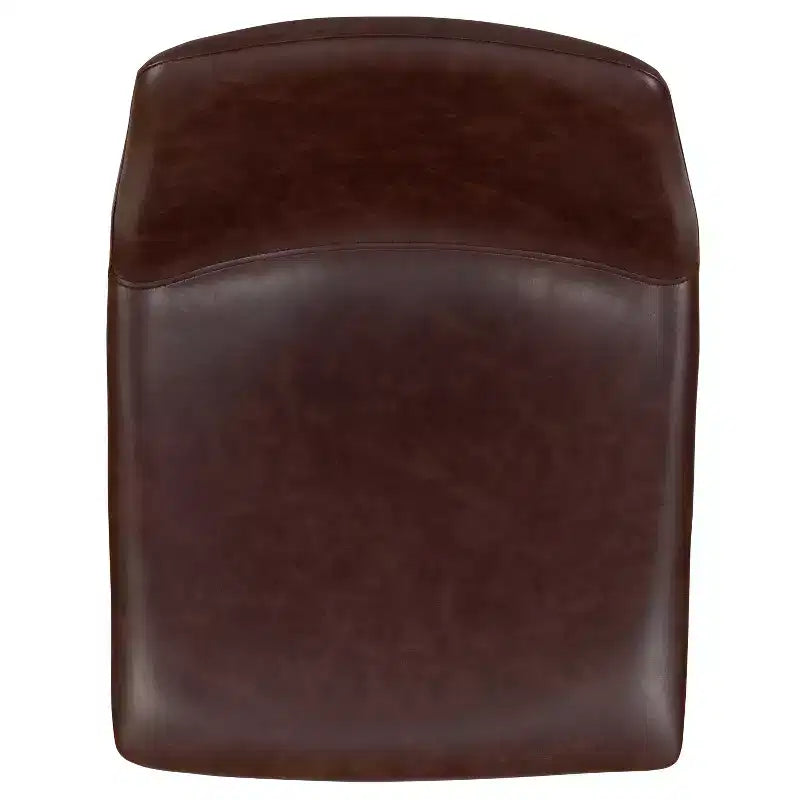 Emma and Oliver Set of 2 Kitchen Counter Height Stool - 24 Inch LeatherSoft Barstool