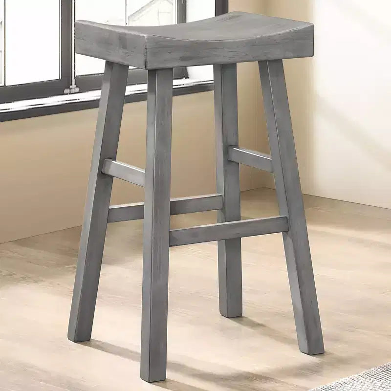 Set of 2 29 Lille Seat Saddle Counter Height Barstools - HOMES: Inside + Out