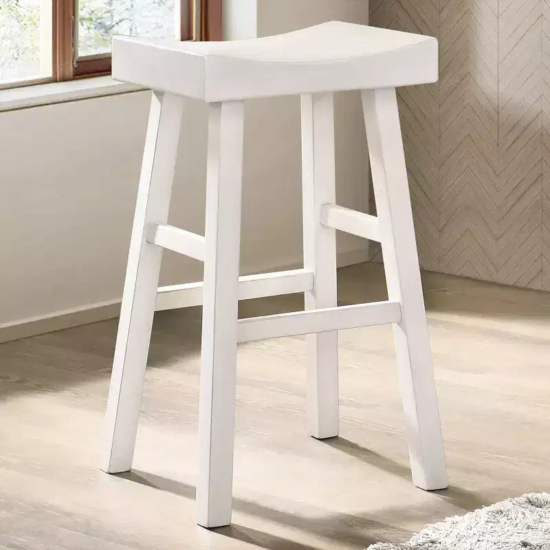 Set of 2 29 Lille Seat Saddle Counter Height Barstools - HOMES: Inside + Out