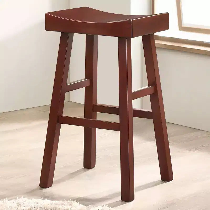 Set of 2 29 Lille Seat Saddle Counter Height Barstools - HOMES: Inside + Out