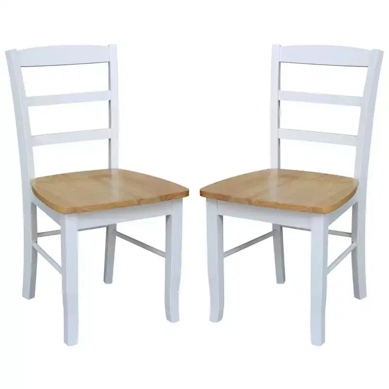 Set of 2 Madrid Ladderback Chairs - International Concepts