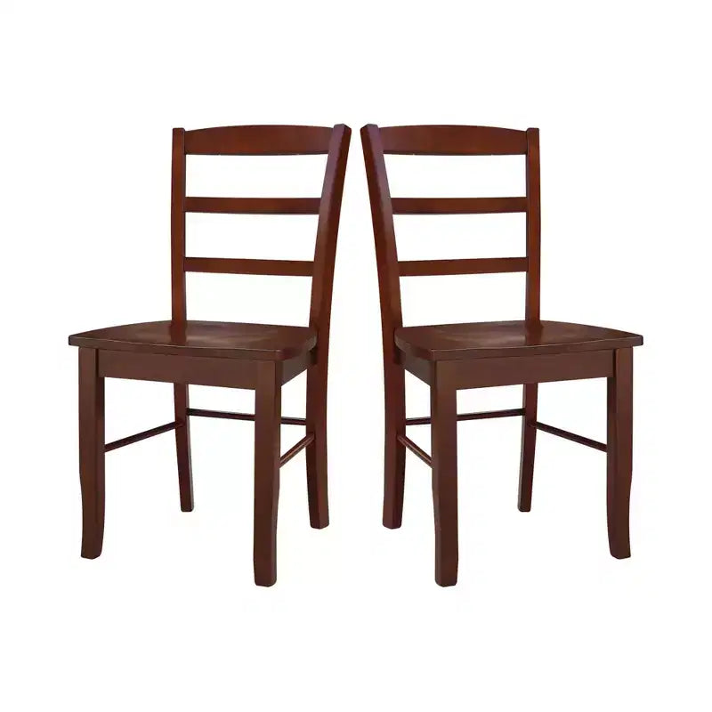 Set of 2 Madrid Ladderback Chairs - International Concepts