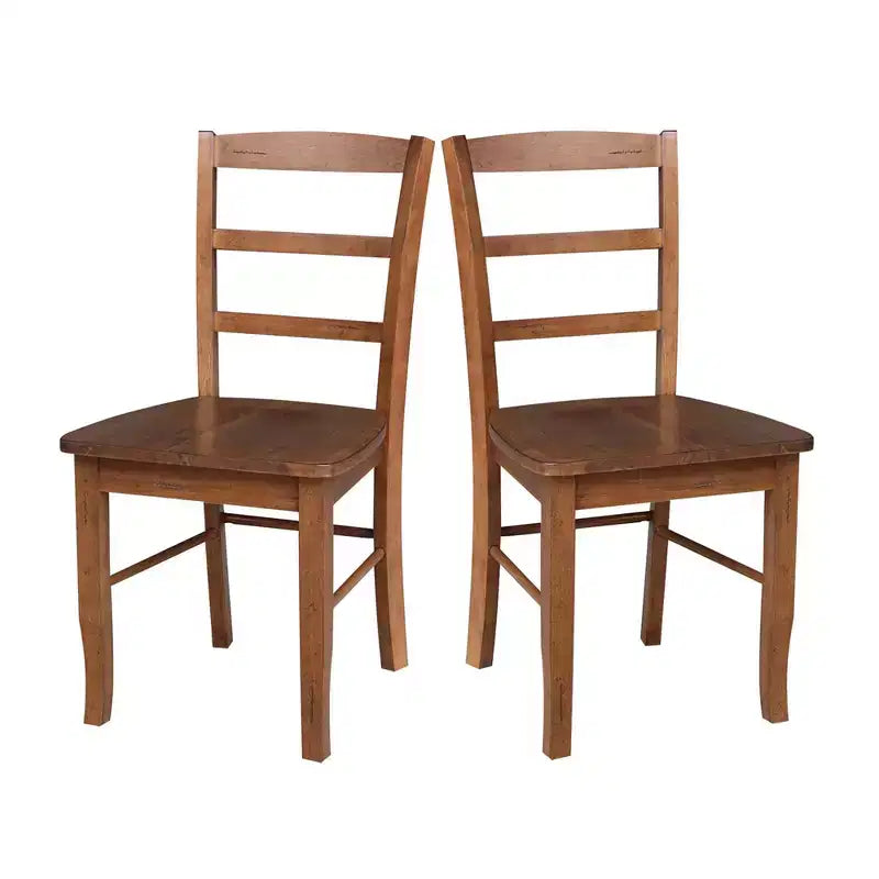 Set of 2 Madrid Ladderback Chairs - International Concepts