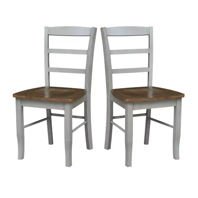 Set of 2 Madrid Ladderback Chairs - International Concepts