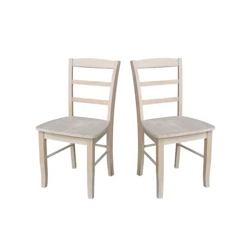 Set of 2 Madrid Ladderback Chairs - International Concepts