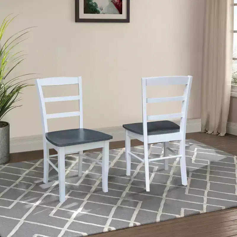 Set of 2 Madrid Ladderback Chairs - International Concepts