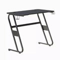 Flash Furniture Gaming Ergonomic Desk with Cup Holder and Headphone Hook