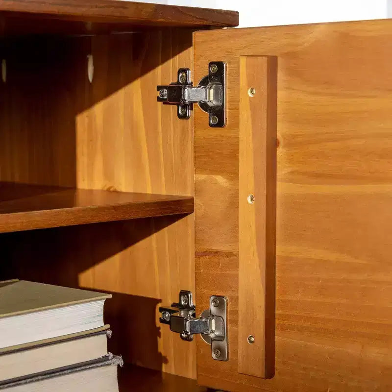 Solid Wood Mid-Century Modern TV Stand for TVs up to 65 - Saracina Home