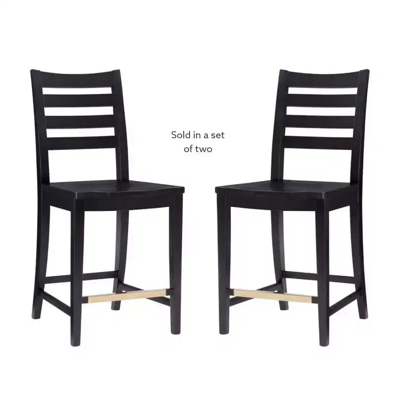 Set of 2 Flynn Counter Height Barstools - Linon