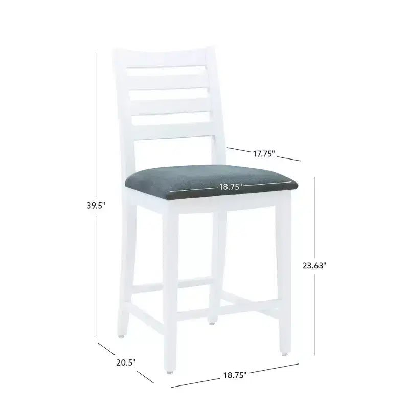 Set of 2 Flynn Counter Height Barstools - Linon