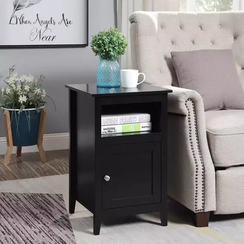 Designs2Go Storage Cabinet End Table with Shelf - Breighton Home