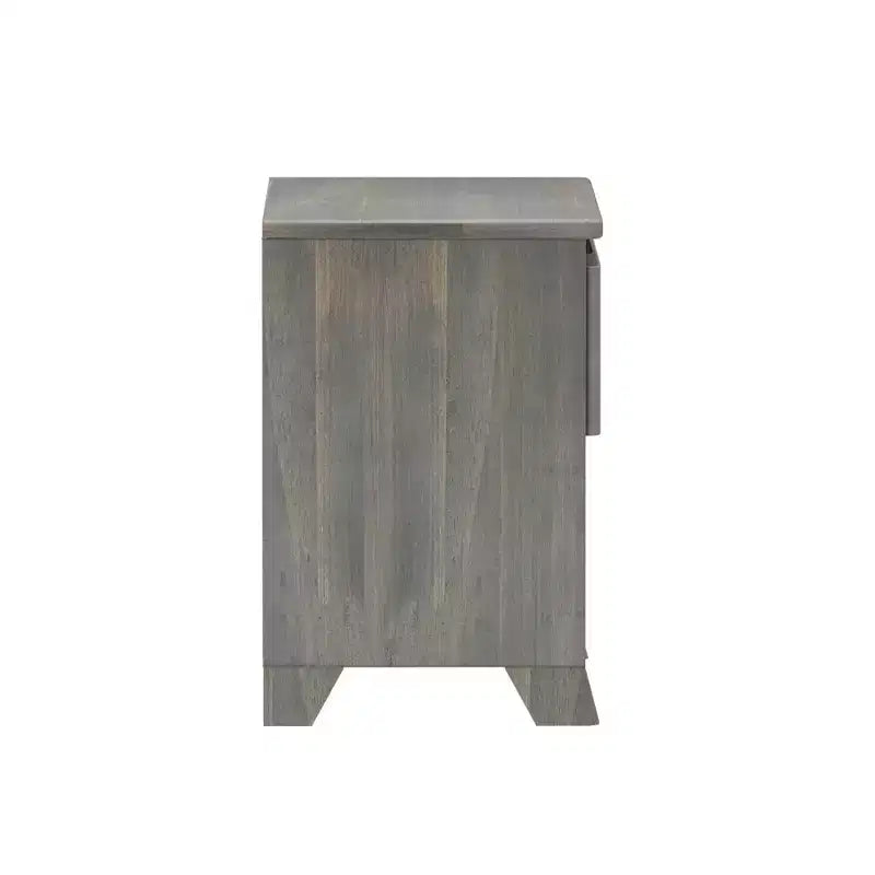 Max & Lily Nightstand, Solid Wood Bedside Side Tables with Storage Drawer for Bedroom