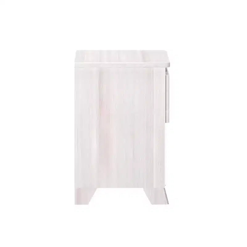 Max & Lily Nightstand, Solid Wood Bedside Side Tables with Storage Drawer for Bedroom