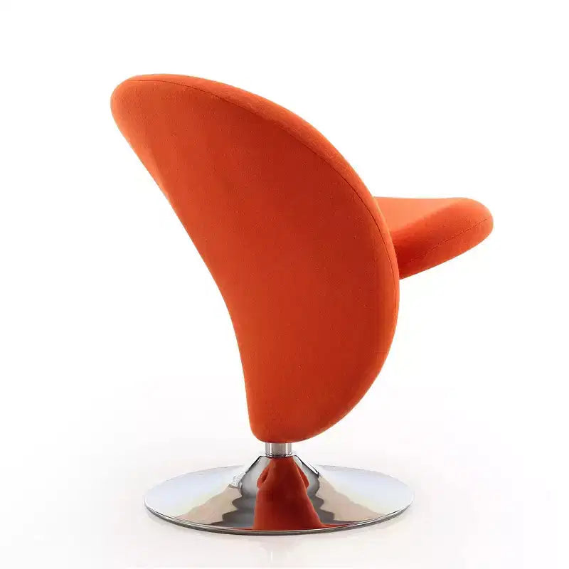 Curl Wool Blend Swivel Accent Chair - Manhattan Comfort