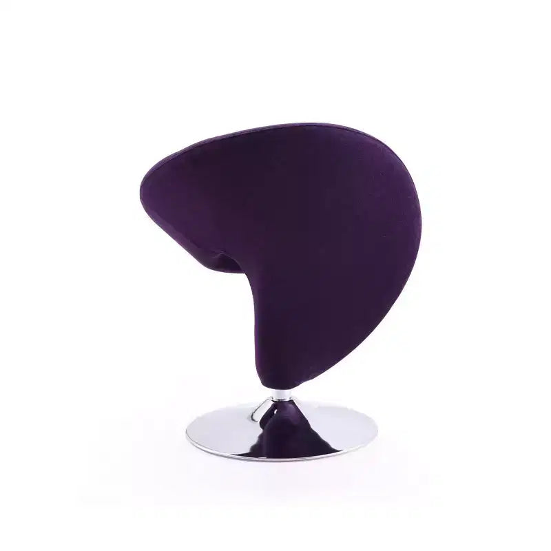 Curl Wool Blend Swivel Accent Chair - Manhattan Comfort