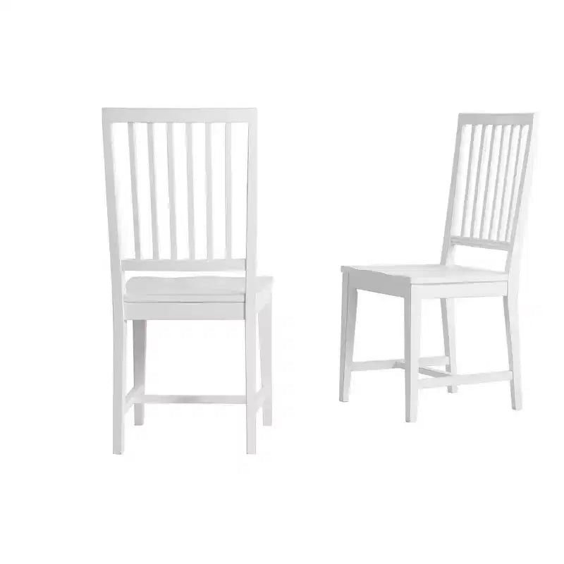 Set of 2 Vienna Wood Dining Armless Chairs - Alaterre Furniture