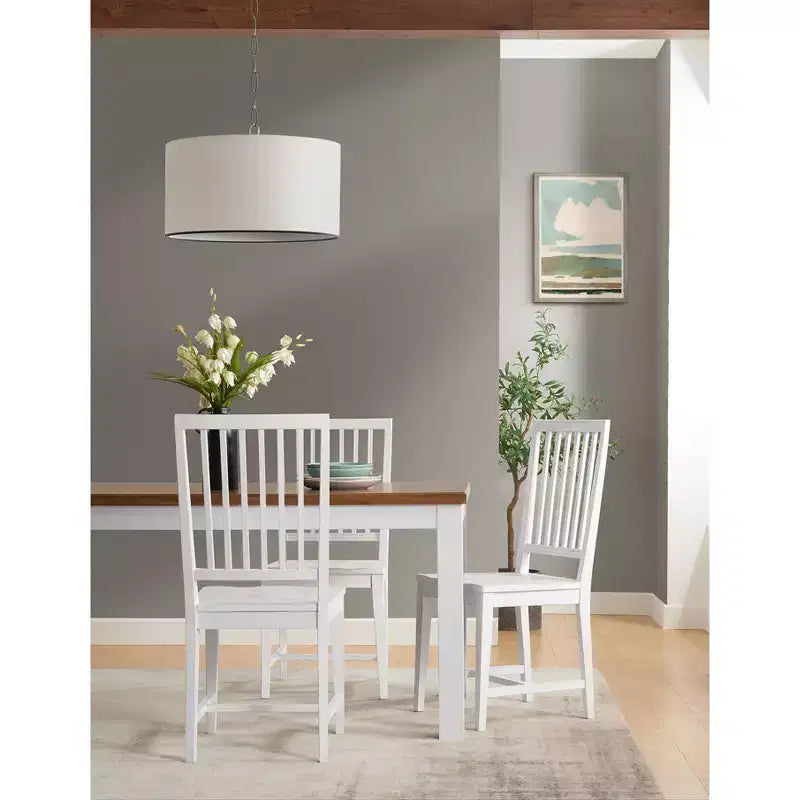 Set of 2 Vienna Wood Dining Armless Chairs - Alaterre Furniture