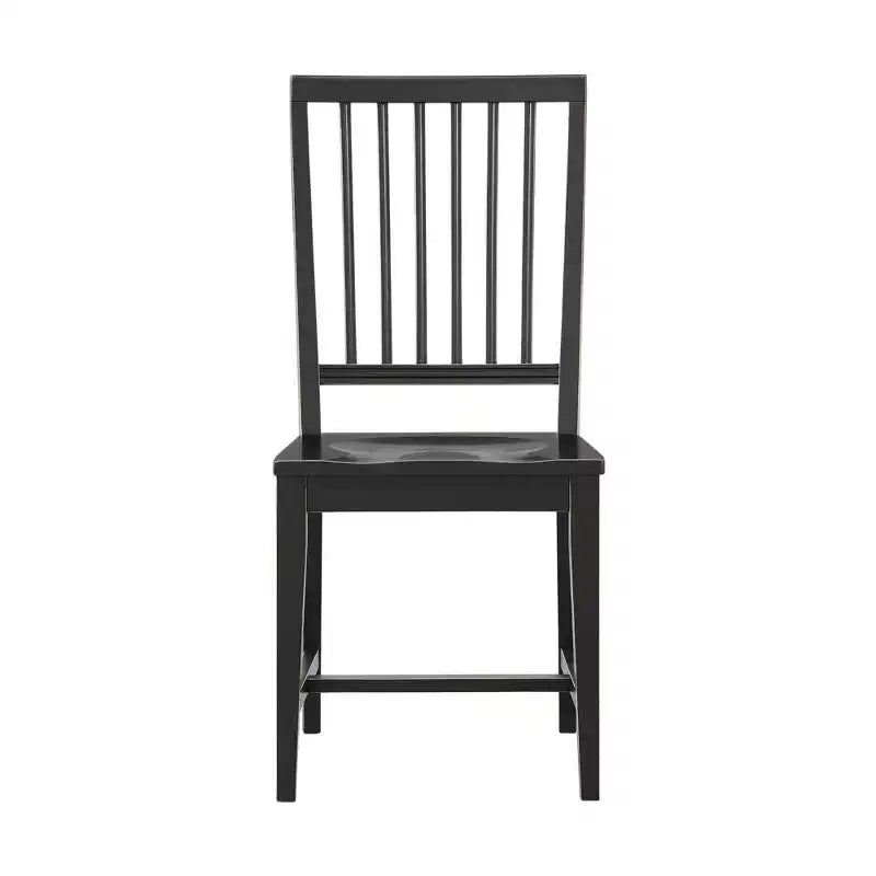 Set of 2 Vienna Wood Dining Armless Chairs - Alaterre Furniture