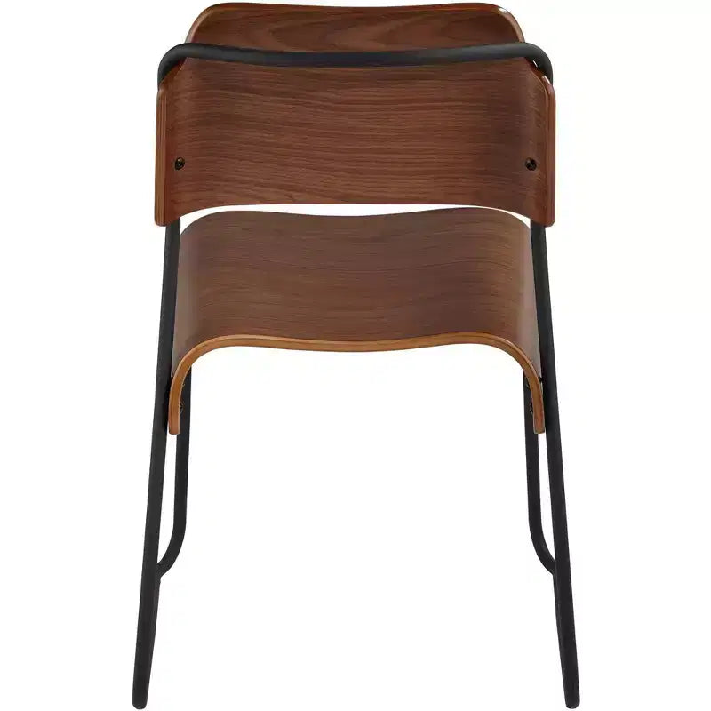 55 Downing Street Mael Modern Bentwood and Steel Chair