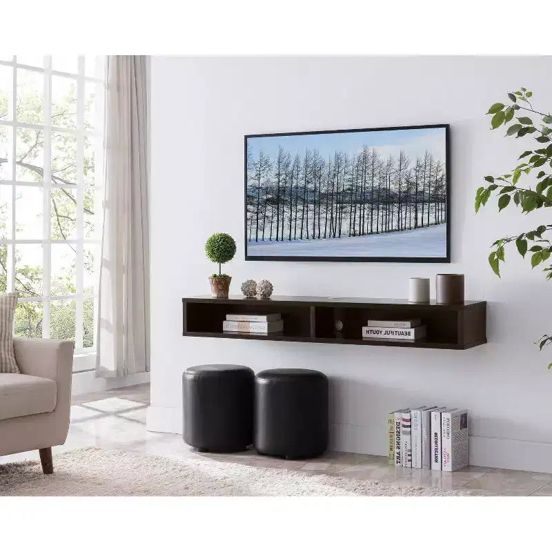 Eglantine Floating Console TV Stand for TVs up to 60 - miBasics